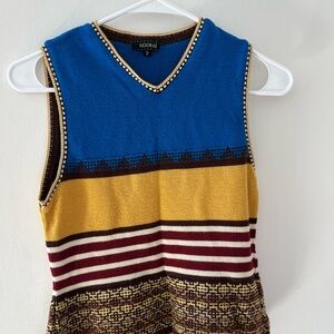 Kookai Multicolor Sleeveless Sweater